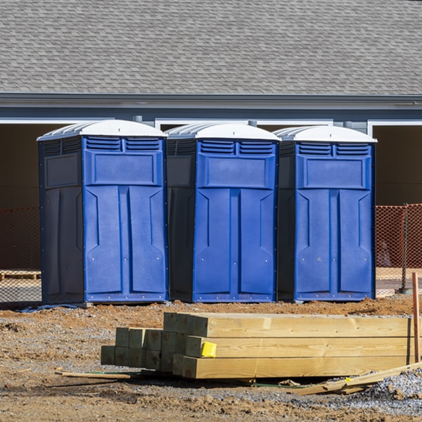 how do you ensure the porta potties are secure and safe from vandalism during an event in Marion Center